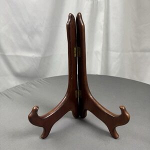 9" Hinged  Wood Vintage Display Easel